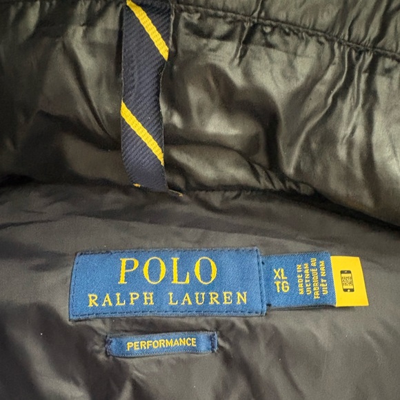 Ralph Lauren Shiny Black Puffer Jacket - Picture 5 of 5